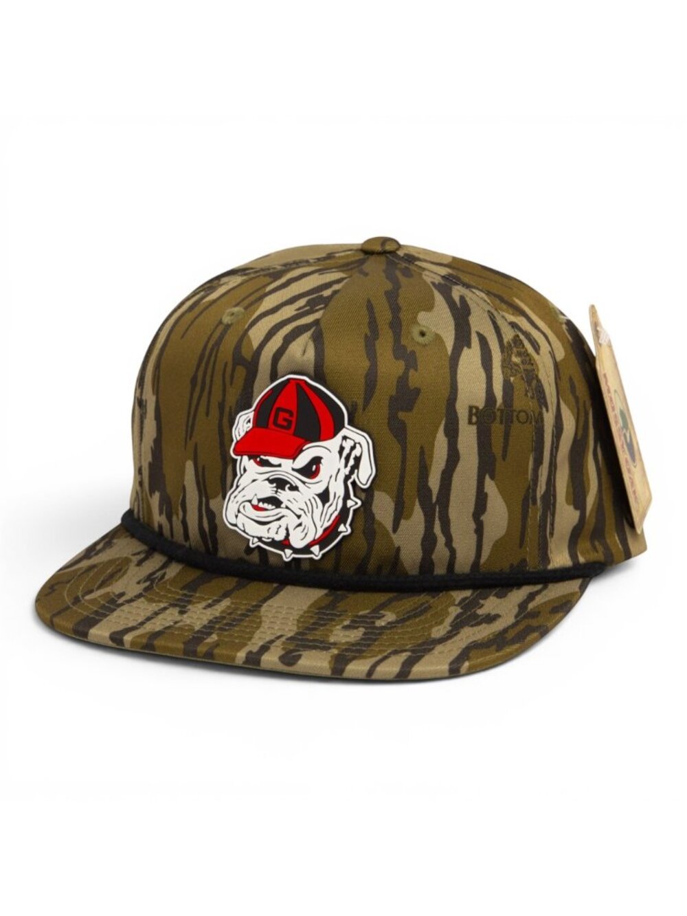 Georgia Bulldogs Retro UGA 3D Umpqua Rope Hat- Mossy Oak Bottomland/ Black